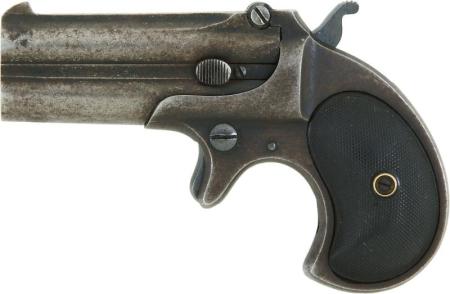 A small pistol Remington 41 caliber Double Derringer belonging to 1930s 